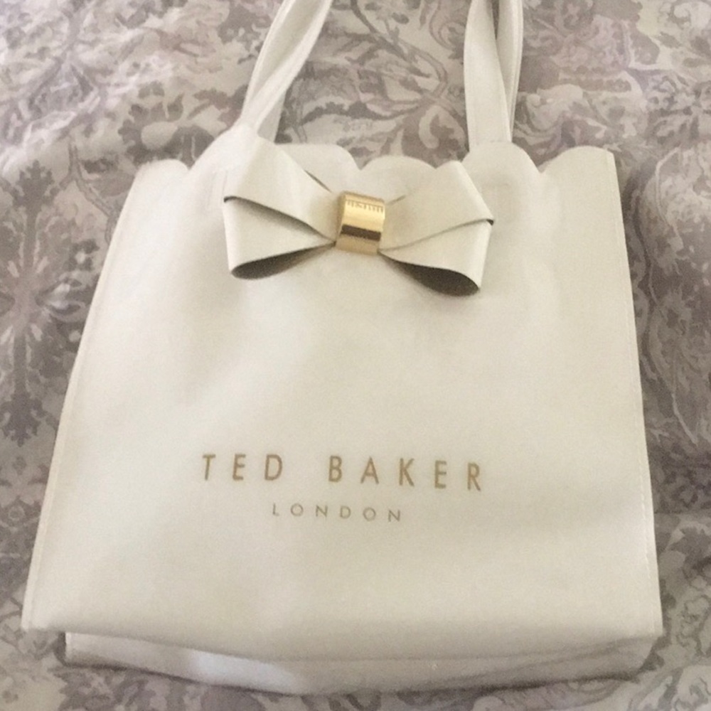 Ted Baker-Mycon scalloped edge icon bag